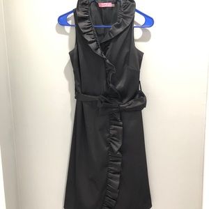 Eliza J Ruffle Wrap Dress